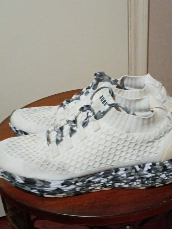 NOBULL Aspire Granite White Runner Shoes Workout Training Men’s Sz 7.5 Camo Sole main image 4